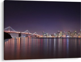 Kilátás San Francisco-ra, California (70x50 cm)