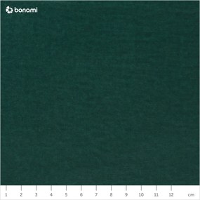 Nuage palackzöld kinyitható sarokkanapé bársony kárpittal, bal oldali - Windsor &amp; Co Sofas