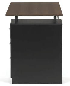 Irodai Íróasztal 120×60 cm, Melamin, Dió. APC-3218 OAK