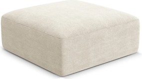 Bézs kordbársony lábtartó Campi – Cosmopolitan Design