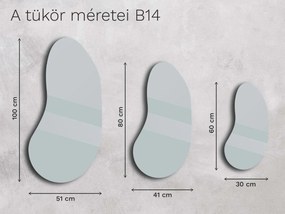 Base tükör B14 30×60
