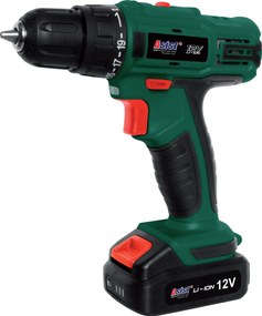 Akkus fúrógép 12V / 2Ah, 2 sebességes, ASIST AE2V12DN-201
