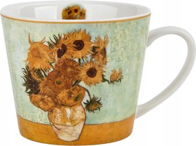 Porcelán bögre 610 ml egyenes Sunflowers