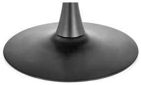 Étkezőasztal CARMELO 75 x 100 cm fekete/barna