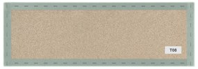 Kárpitozott panel - Téglalap - 80x20cm Szín: Bor