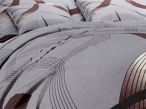 Pamut Ágynemű PLAVA szürke Ágyneműhuzat mérete: 70 x 90 cm | 140 x 200 cm