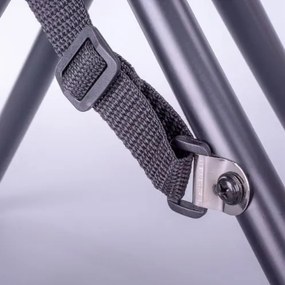 GARTHEN Kempingszék összecsukható 300D fekete