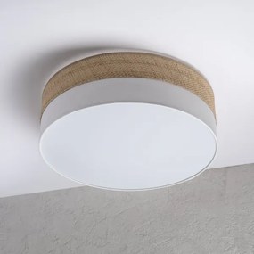 LED mennyezeti lámpa SIRJA BOHO LED/36W/230V Ø 45 cm bézs/fehér