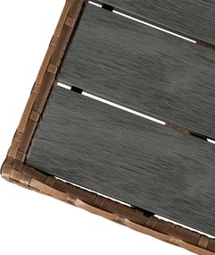 COMODO kerti bútor szett barna/szürke