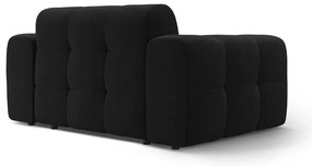 Fekete kanapé 156 cm Kendal – Micadoni