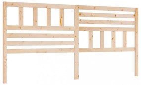 tömör fenyőfa ágyfejtámla 186 x 4 x 100 cm