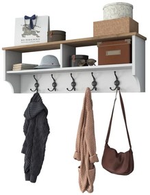 Fali fogas RANI 120x37,2 cm fehér/beige