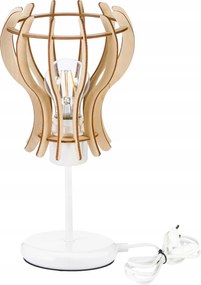 Éjjeli lámpa Loft asztali lámpa led E27 Fa