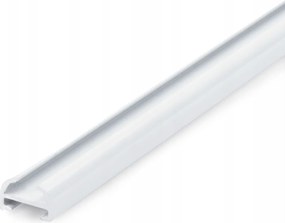 Falra szerelhetĆ alumĂnium sĂn Mennyezeti fĂŒggönykarnis 1 sĂĄvos 140cm fehĂ©r