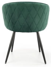 Étkezőszék CALMURE sötétzöld
