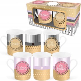 Készlet Bögrék Ajándék Nagymamának Nagyapának Emléktárgy