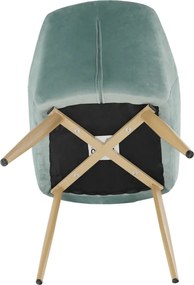 Szék, szövet mentol/bükk, ODOVEL