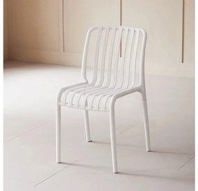 Műanyag szék TREGO, fehér