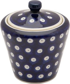 Cukortartó 200 ml Ceramika Artystyczna Bolesławiec dek 0070A Pöttyös Fátyol