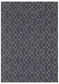 FX Cube Anthracite könnyen tisztítható mintás szőnyeg