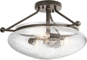 ELSTEAD QN-BELLE-SF-OZ BELLE Klasszikus Mennyezeti Lámpa Eves Bronz E14 IP20