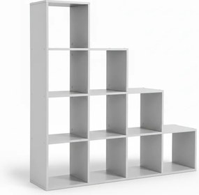 KALLA tárolópolc, 129,5x29x129,5cm, fehér Vasagle