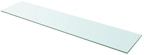 110x25 cm átlátszó panel üvegpolc