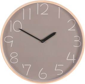 Falióra 32 cm átmérő, MDF fa kerettel, szürke