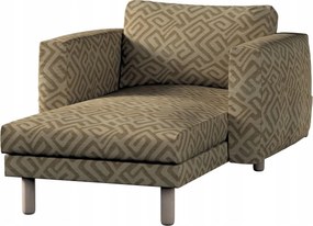 Norsborg sezlonhuzat Ikea mocca karfával