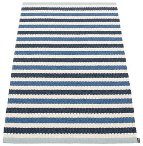 Kék-krémszínű kültéri-beltéri szőnyeg 70x120 cm Teo Denim – Pappelina