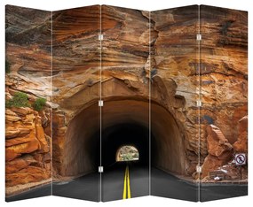 Paraván - alagút a sziklaban (210x170 cm)