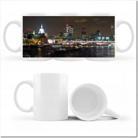 Bögre fényképpel London éjszaka