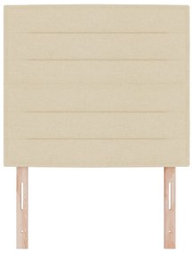 Fejtámla Vonalszerű Dizájn Krém 90 cm Szövet