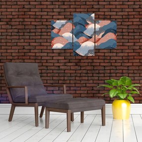 Kép - Japán hullámok (90x60 cm)