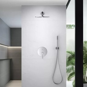 AREZZO design ASTRO falsík alatti zuhanycsaptelep szett, króm