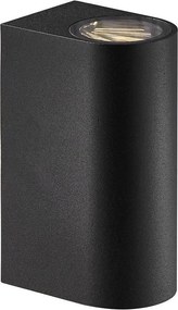 NORDLUX 84971003 ASBOL Modern Kültéri Fali Lámpa Fekete LED IP44
