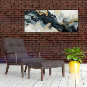 Kép - Márványozott rajz (120x50 cm)