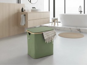 Ruháskosár NOLVIO 50 L, zöld