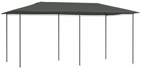 antracitszürke pavilon 2,98 x 5,3 x 2,59 m 160 g/m²