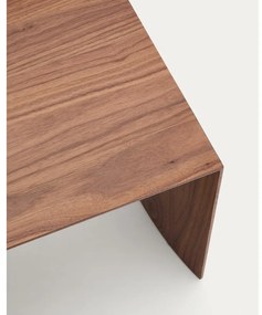 Tárolóasztal diófa dekorral 40x55 cm Litto – Kave Home