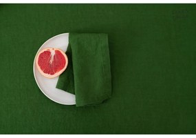 Len tányéralátét 35x45 cm True Green – Linen Tales
