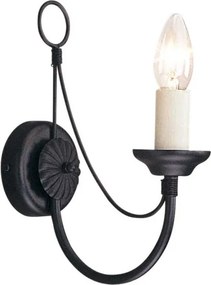 Elstead Lighting CARISBROOKE CB1-BLACK Fali lámpa 1x60W/E14