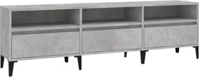 vidaXL betonszürke szerelt fa TV-szekrény 150x30x44,5 cm