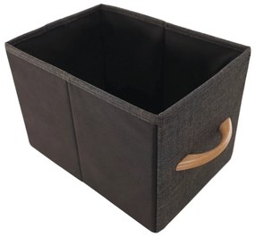 HAZEL TYP 3 szekrény szövet fiókokkal, barna, XL