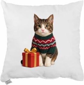 EMI Meow karácsonyi díszpárna 40x40 cm