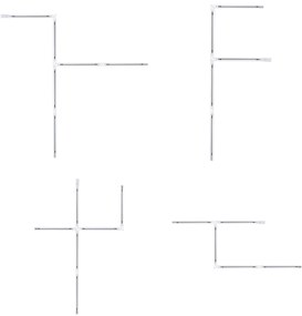 Modern sínrendszer 5 fehér spotlámpával, 1 fázisú - Iconic Ivy