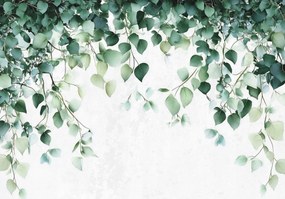 Fotótapéta Levelek A Flizelinen A Hálószoba Nappalijába fotótapéta a falra