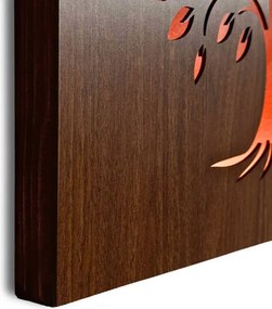 LED kép az Életfáról - fa dekoráció háttérvilágítással - KROWE
