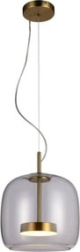 ITALUX PND-17760A-BRSSCL CASTE Modern Függesztett Lámpa Átlátszó, Arany LED IP20