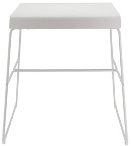 Fehér fém étkezőasztal 58x75 cm A-Café – Zone